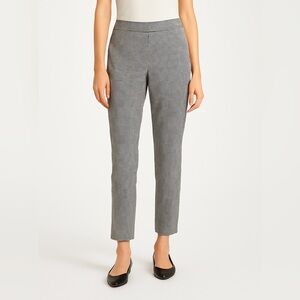 Brooks Brothers tailored stretch cotton gingham ankle pants size 6